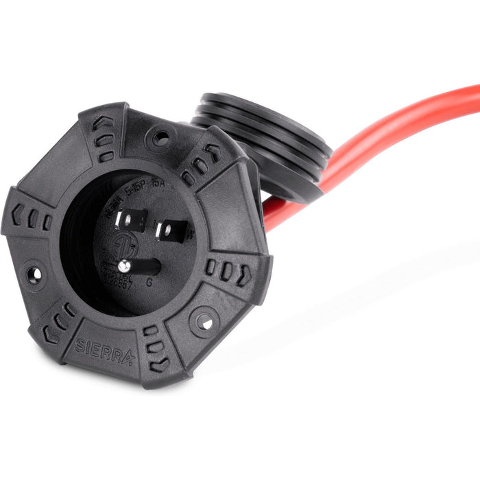 Sierra AC12390 15A Inlet Port With Extension, 16" Single