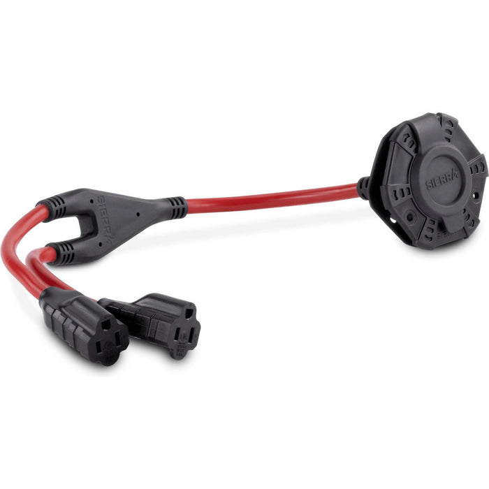 Sierra AC12420 15A Inlet Port With Extension, 18" Dual