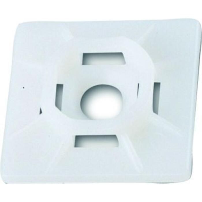 Ancor 199234 Cable Tie Adhesive Mounts, Natural, 25/pk