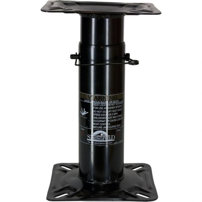 Springfield 1561107 Economy Adjustable 12" to 18" Pedestal, E-Coat Finish