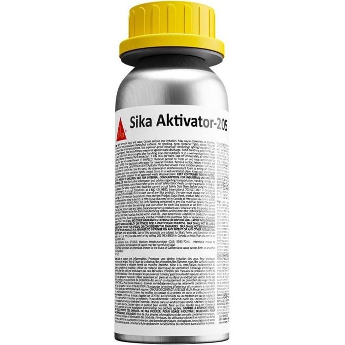 Sika 108616 Aktivator-205 Clear 250ml Bottle
