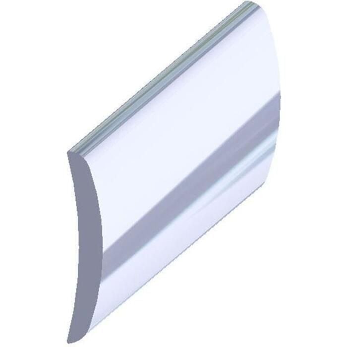Taco Metals A51-0106TAL12D Taco Alum Rub Rail 1" x12' Cb