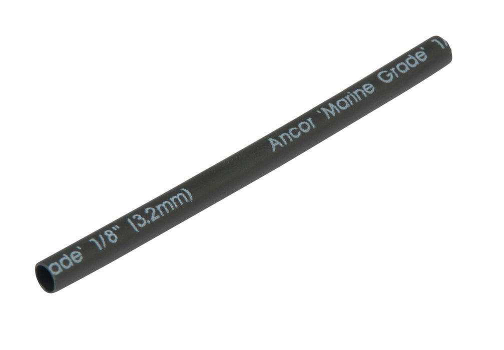 Ancor 301103 Marine Grade Adhesive Lined Heat Shrink Tubing, 1/8" x 3", Black, 3/Pk
