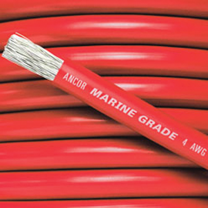 Ancor 115905 Marine Grade Tinned Copper Battery Cable, #1 AWG, 50', Yellow