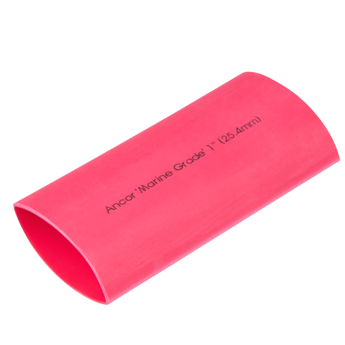 Ancor 327606 Marine Grade Heat Shrink Heavy Wall Battery Cable Tube for 2-4/0, 1" x 3" (2/Pack), Red