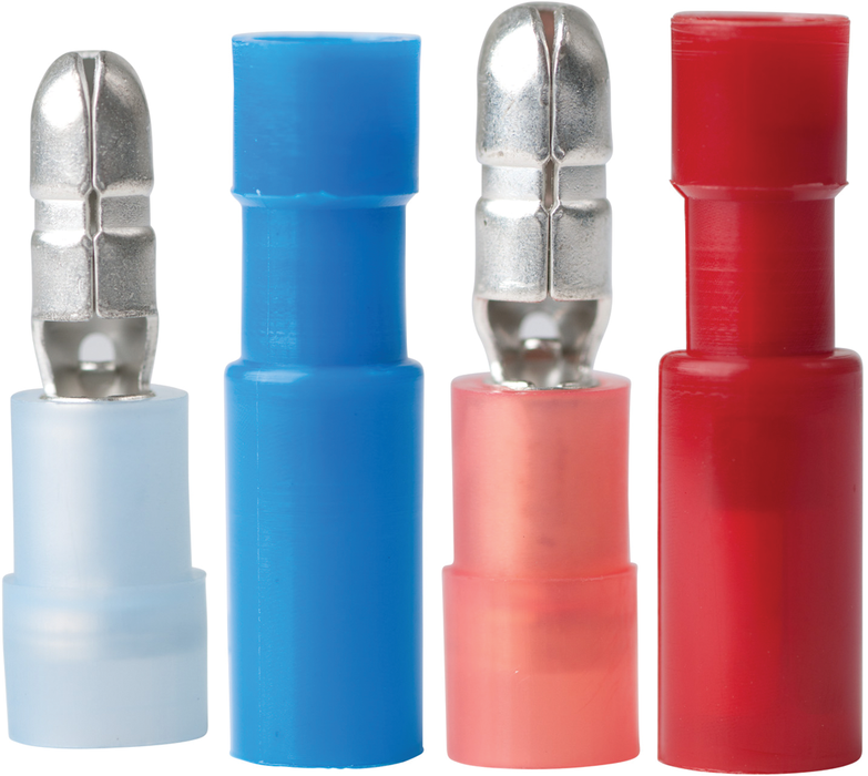 Ancor 210719 Marine Grade Nylon Snap Plugs, Female, 16-14 Wire, Blue, 25/Pk