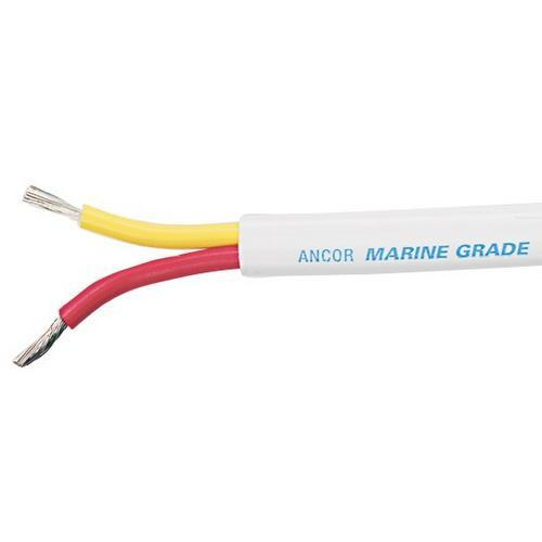 Ancor 123710 Safety Duplex Cable 6/2 AWG Red/Yellow Flat 100'