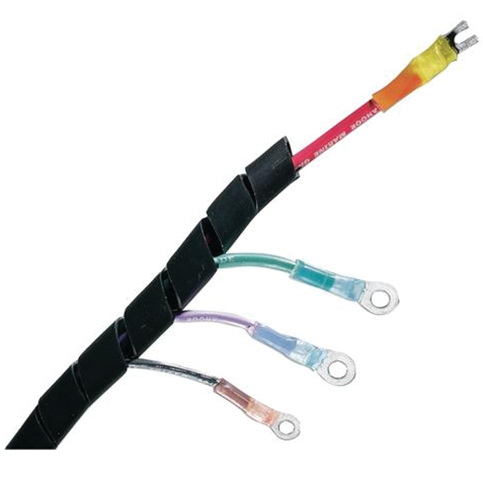 Ancor 452900 Black Marine Grade Spiral Wrap