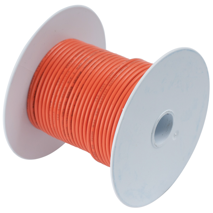 Ancor 108510 Marine Grade Tinned Copper Primary Wire, #10 AWG, 100', Orange