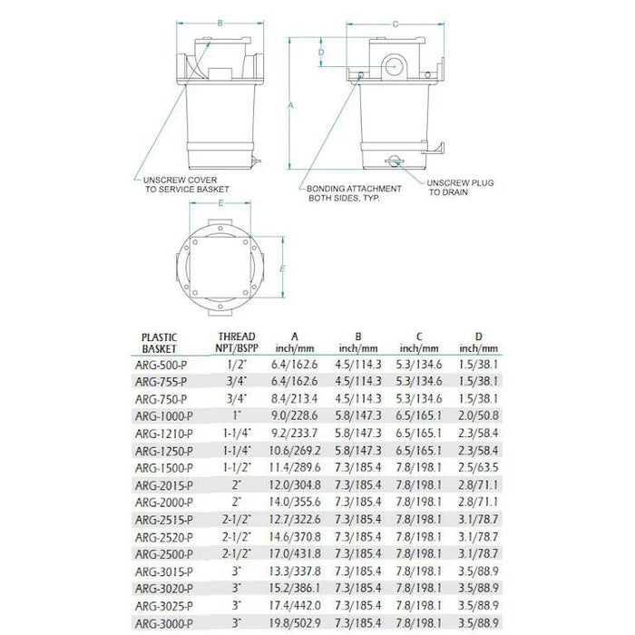 Groco ARG-1010-H | Head Casting For Arg-1000 Bronze