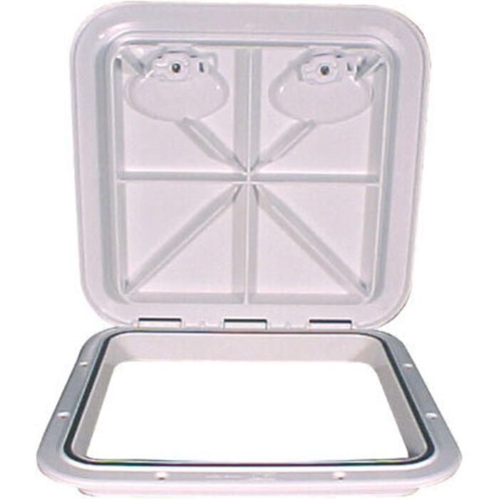 Beckson Marine HT1515AW Rectangular Flush Hatch, 14-5/8" x 14-3/4", White
