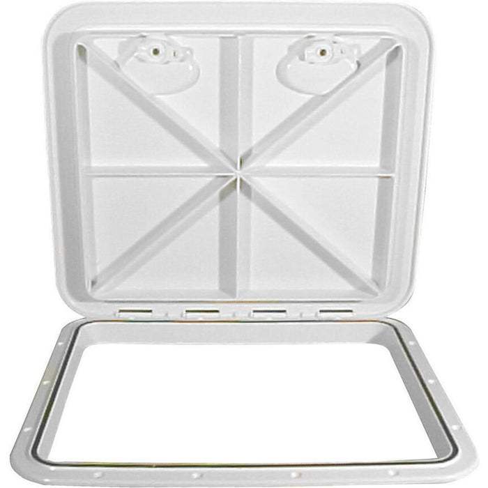 Beckson Marine HT1821AW Rectangular Flush Hatch, 18-1/8" x 20-1/2", White