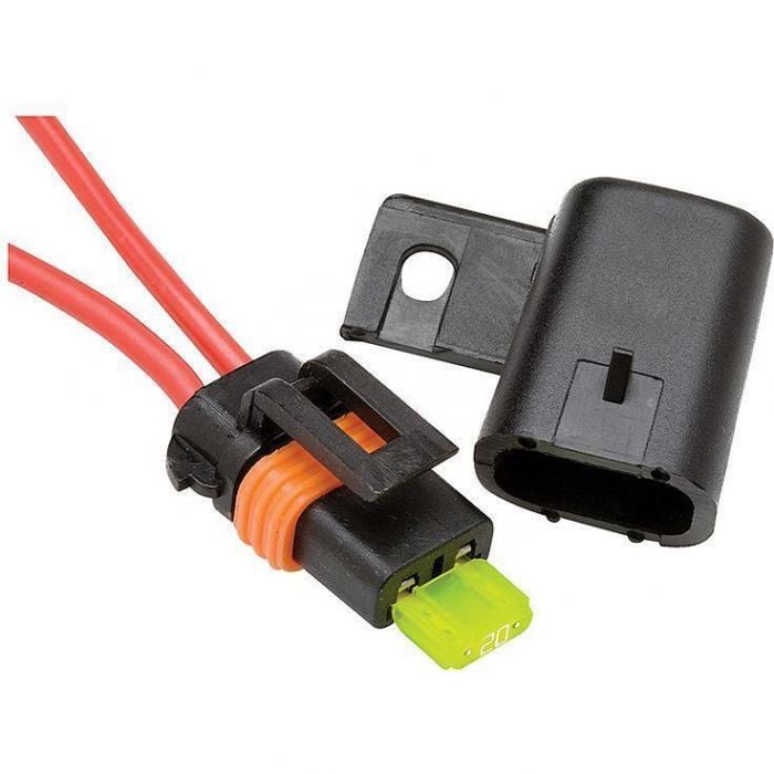 Seachoice SC11271 ATM In-Line Fuse Holder, 4", 12 Gauge Wire