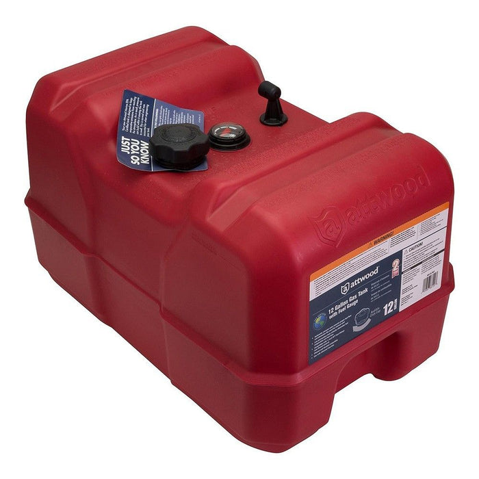 Attwood Portable Fuel Tank with Gauge 6 Gallon and 12 Gallon Options Available