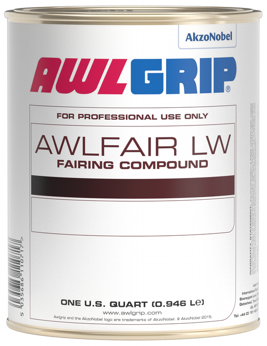 Awlgrip OD7222/1QTUS Awlfair LW Trowelable Fairing Compound Fast Converter, Red Qt.