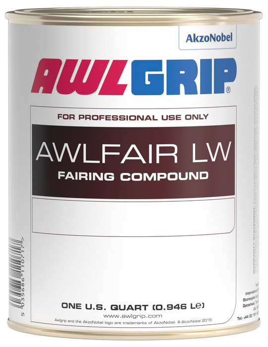Awlgrip OD7200/1QTUS Awlfair LW Trowelable Fairing Compound Standard Converter, Red Qt.