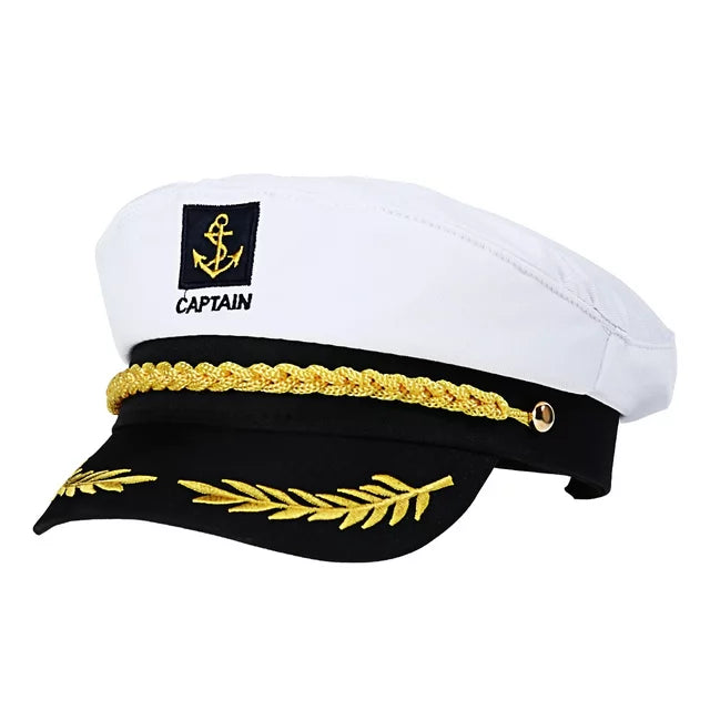 Midway Yachting Dress Cap White