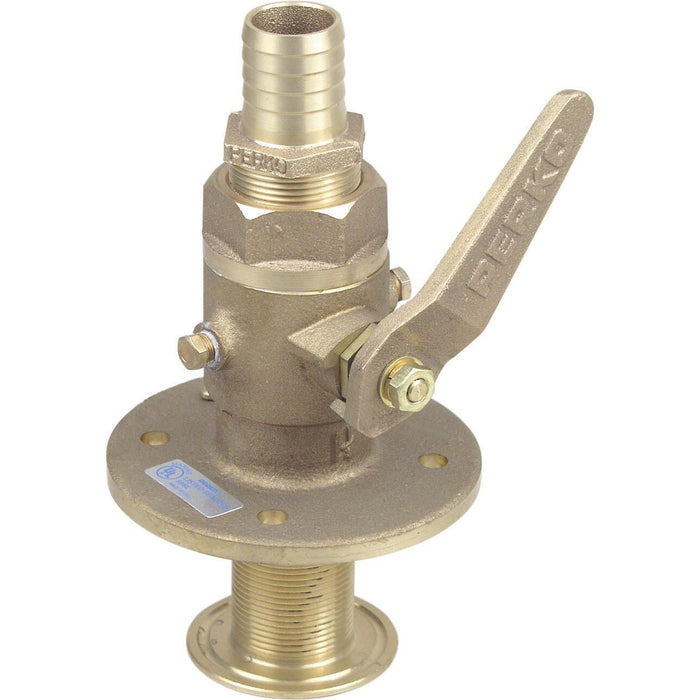 Perko 0835005PLB 3/4" Bronze Seacock w/Straight Tail Piece