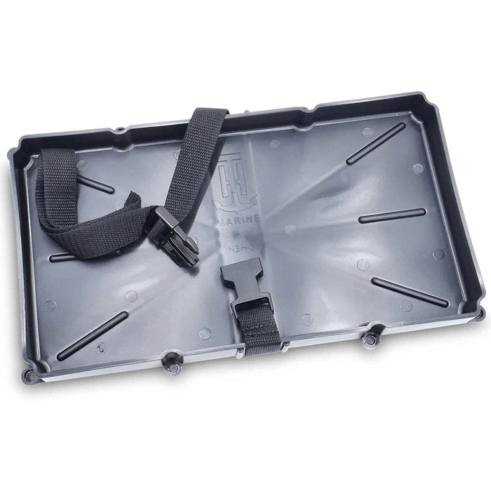 TH Marine NBH-27P-DP TH NBH24PDP Marine Narrow Battery Holder Tray, Series 27