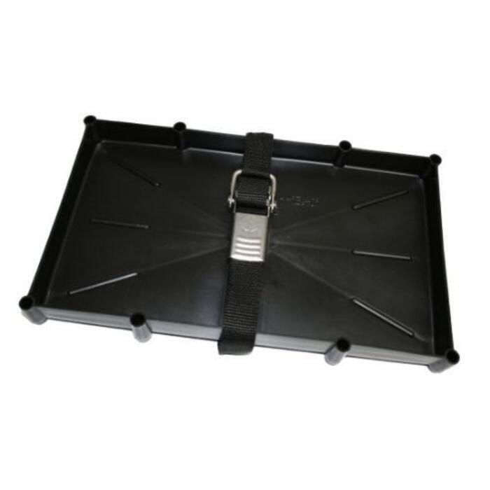 TH Marine NBH-27-SSC-DP T-H Marine Battery Holder Tray w/ SS Buckle for Series, 27 Battery