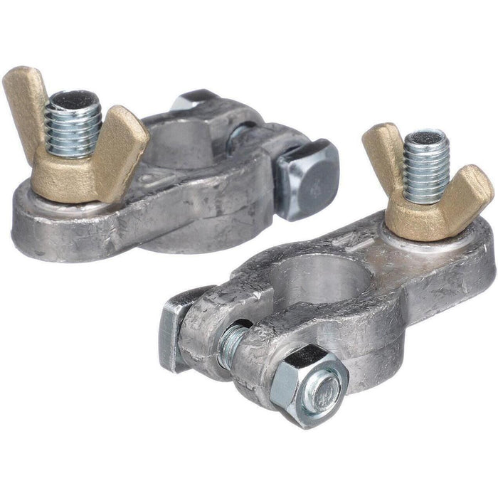 Seachoice 13671 Boat Battery Terminal Set w/ Wing Nuts, Includes Positive & Negative Terminals