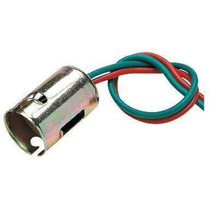 Seachoice 8301 Bayonnet Socket, Brite Steel w/ 6' Wire Lead (Compatible w/ 09981)