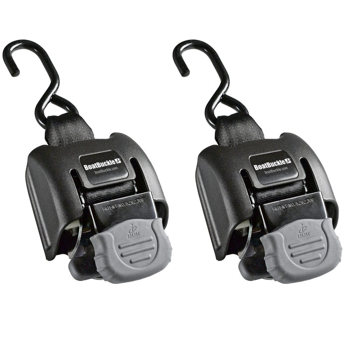 BoatBuckle F08893 G2 Retractable Transom Tie-Downs Up to 43" (2 Per Pack)