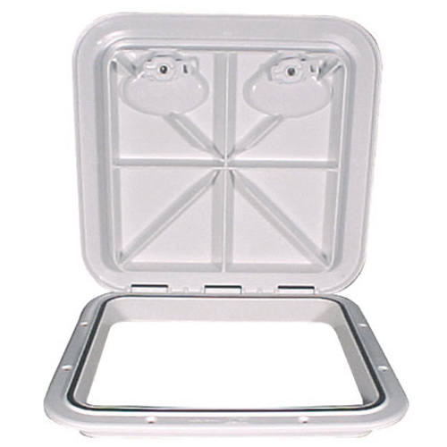 Beckson Marine HT1515AW Rectangular Flush Hatch, 14-5/8" x 14-3/4", White