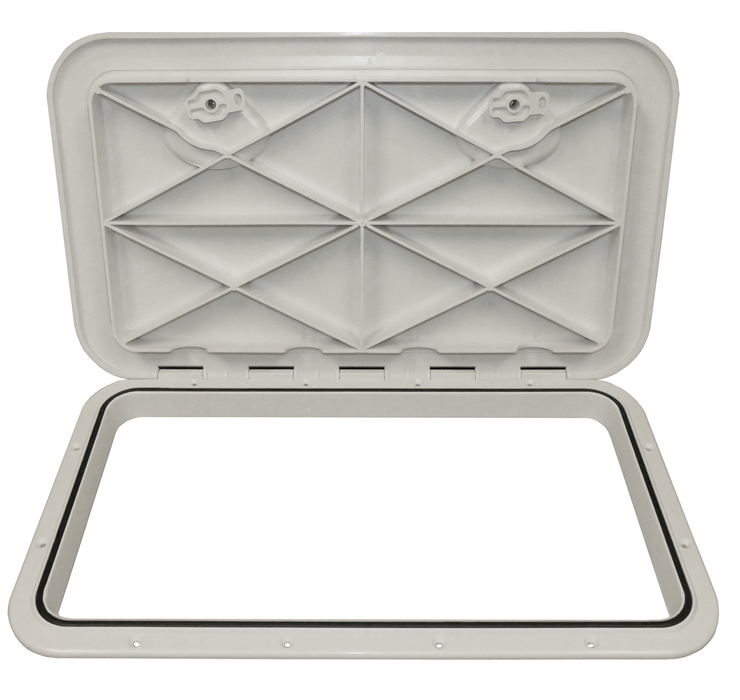 Beckson Marine HT1515AW Rectangular Flush Hatch, 14-5/8" x 14-3/4", White
