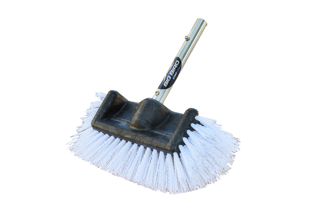 TD Mop Big Bird Scrub Brush Series 10 Inch Medium Blue, Soft Yellow, Stiff White, BBMEDBLUE I BBSOFTYELL I BBSTIFWHIT