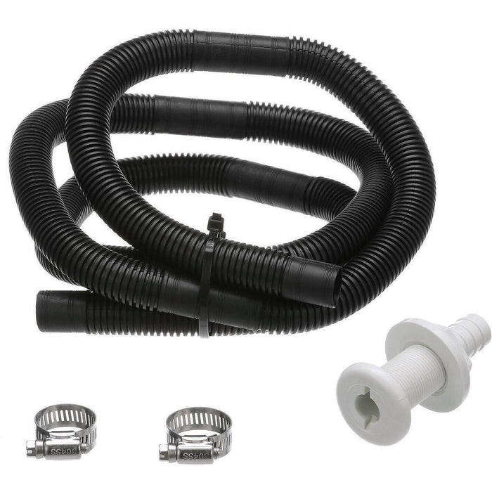 Seachoice 19441 Bilge Pump Installation Kit, 3/4", includes 6' Hose, 2 Clamps, and Thru-Hull Fitting