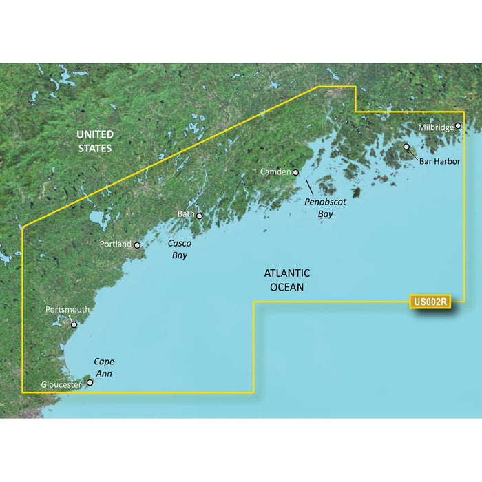 Garmin 010-C0703-00 Bluechart G3 Vision Card, South Maine
