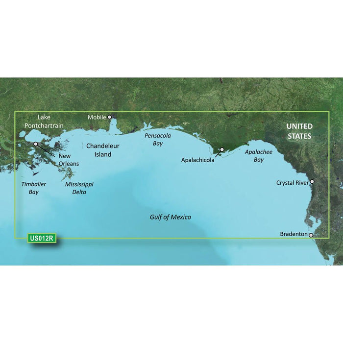 Garmin 010-C0713-00 Vision Card, Tampa-New Orleans
