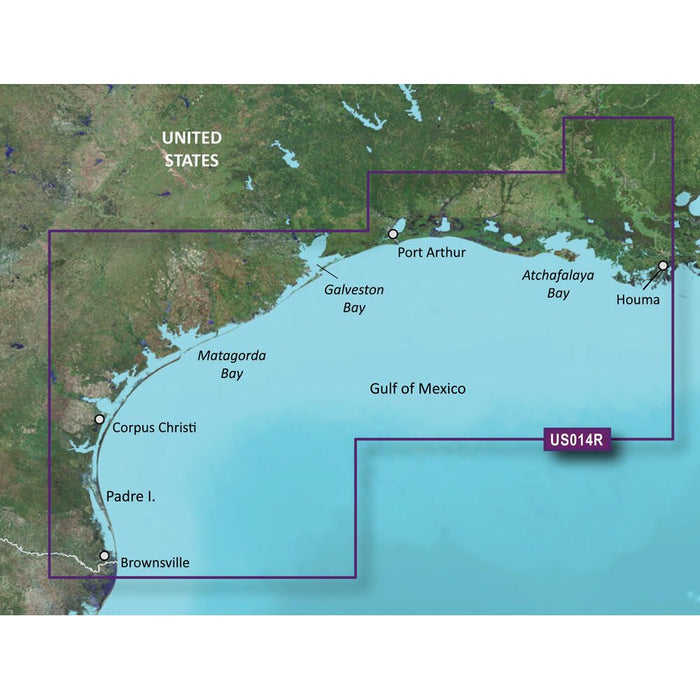 Garmin 010-C0715-00 Vision Card, Morgan City-Brownsville