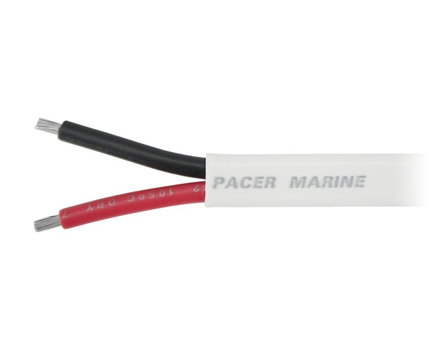 Pacer Group W18/2DC-500 Pacer 18/2 AWG Duplex Cable Flat Cable Red/Black 500'