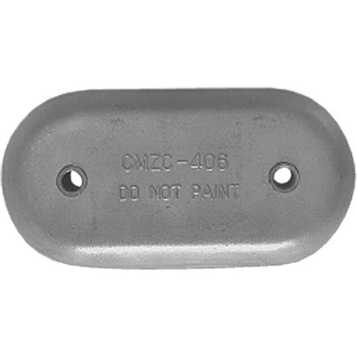 Martyr CMMZC406M Magnesium Hull Anode, 8-5/8" L x 4-1/4" W x 1" H