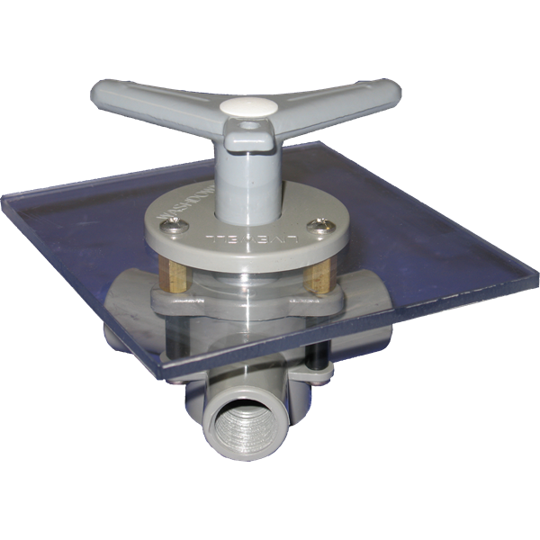 Bosworth 94M-CPH Y Valve-Flush Mount with 1" Hose Ports