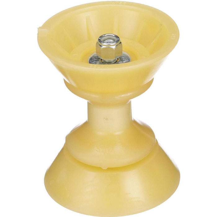 Seachoice 56600 Non-Marking TP Yellow Rubber Bow Roller With Bells 1/2" ID