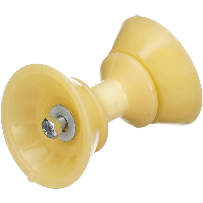 Seachoice 56600 Non-Marking TP Yellow Rubber Bow Roller With Bells 1/2" ID