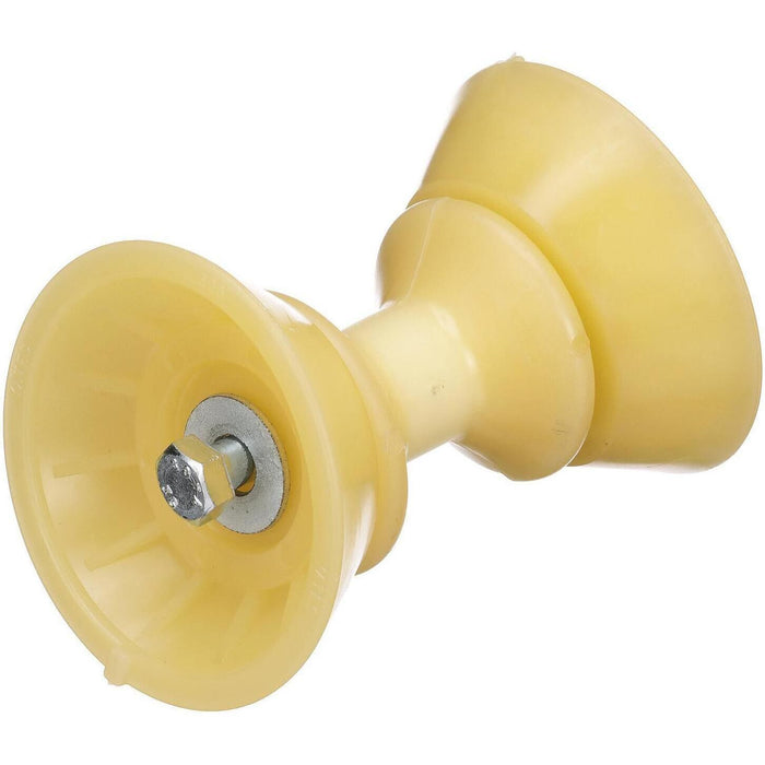 Seachoice 56590 Non-Marking TP Yellow Rubber Bow Roller With Bells 1/2" ID