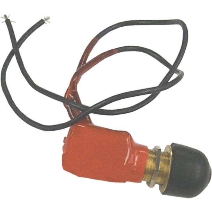 Sierra MP39350 Brass 10 Amp SPST Momentary On/Off Push-Button Switch