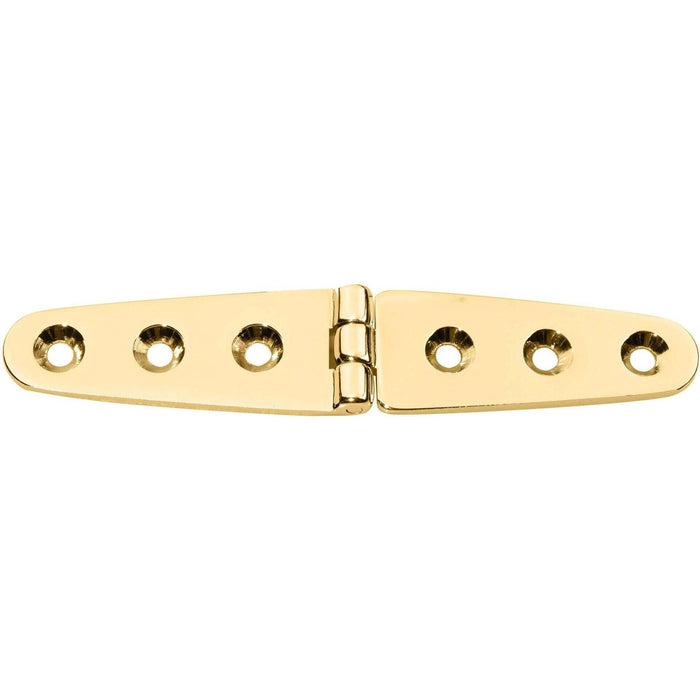 Whitecap S-0605BC Strap Hinge Polished Brass 6" x 1-1/8" Pair