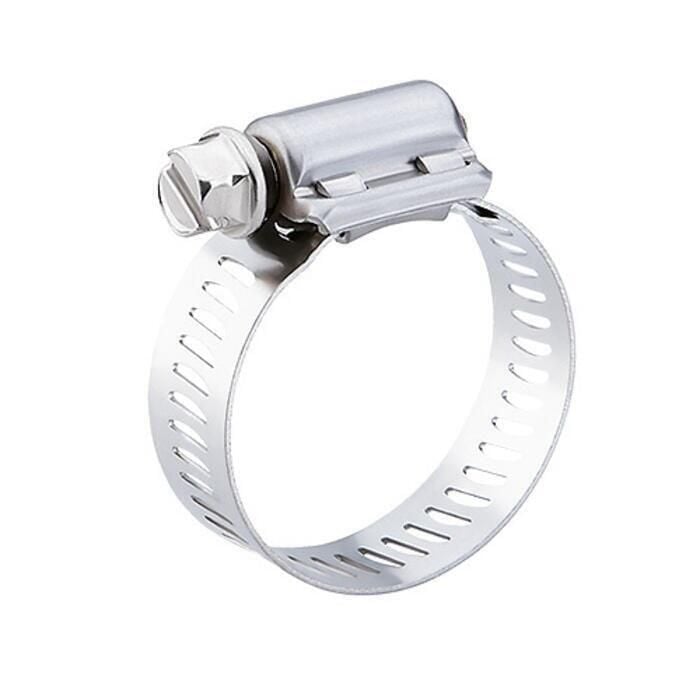 Scandvik 50031 Breeze Power-Seal Perforated Hose Clamp, #8, 10/box