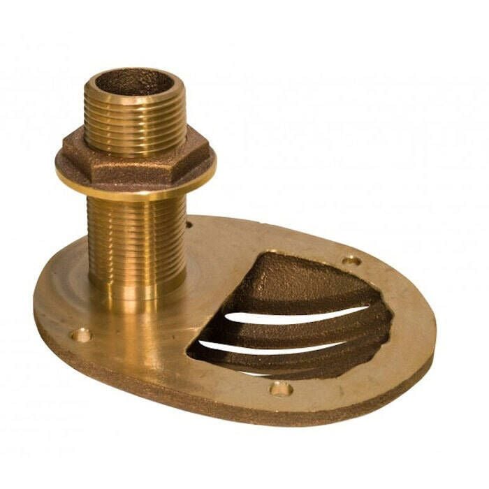 Groco STH-150-W 1-1/2" Scoop Thru-Hull w/Nut
