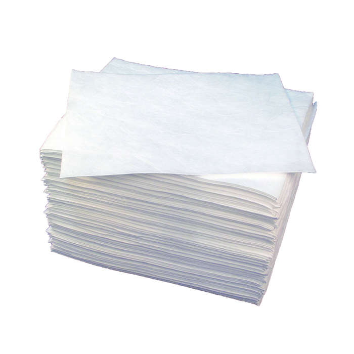 Buffalo Rags 91107 Recycled Heavy Weight Oil Only Sorbent Pads (100 Per Pack)