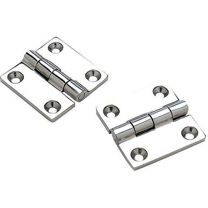 Seachoice (2) 316 Stainless Steel Butt Hinges