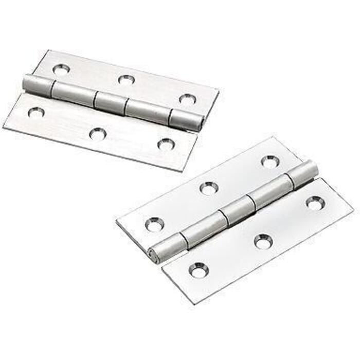 Seachoice (2) Stainless Steel Fast Pin Type Butt Hinges
