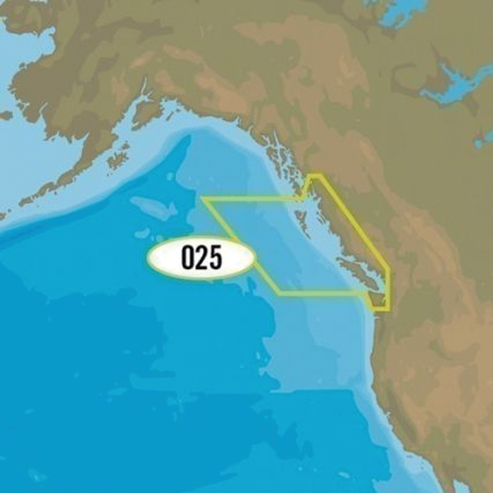 C-MAP M-NA-D025-MS 4D NA-D025 Canada West Including Puget Sound
