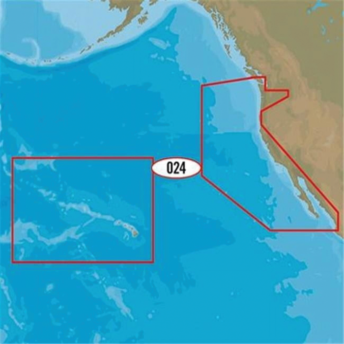 C-MAP M-NA-D024-MS 4D NA-D024 USA West Coast & Hawaii Full Content