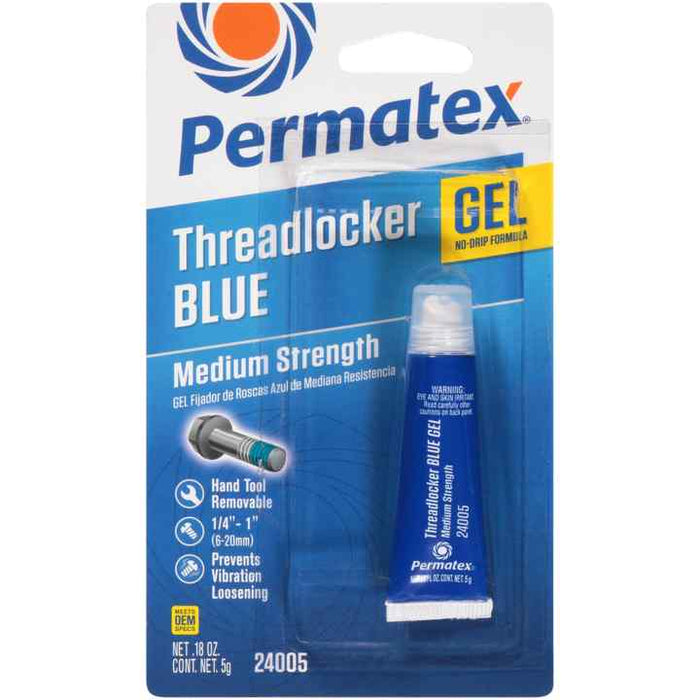 Permatex 24005 Medium Strength Threadlocker Blue Gel